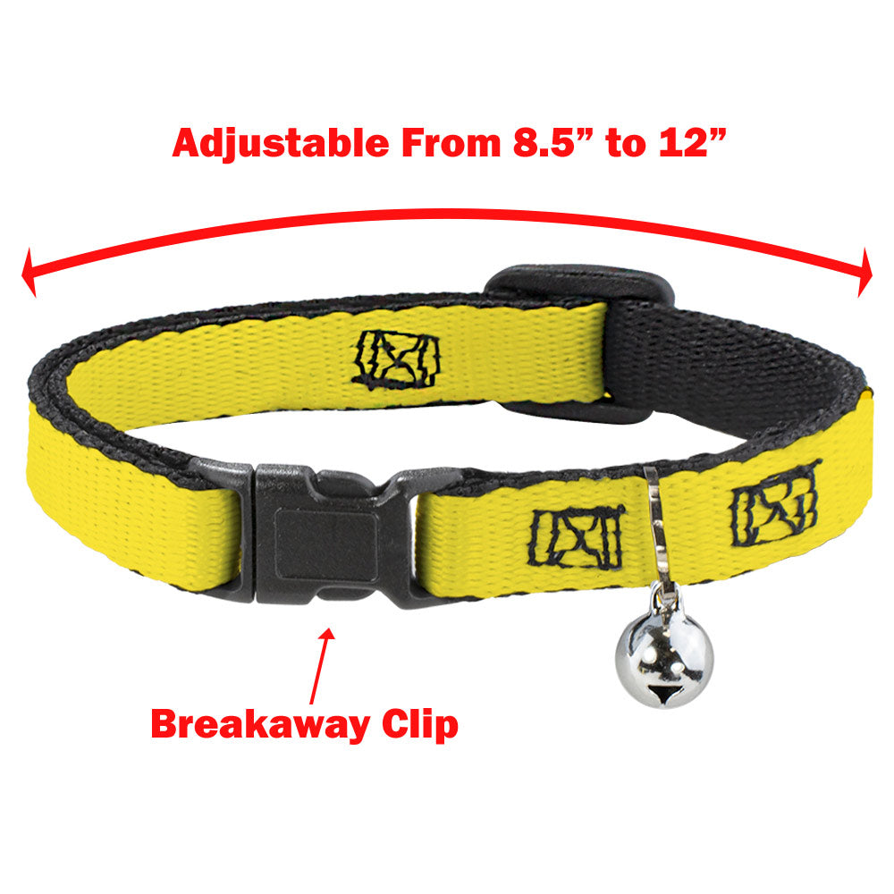 Cat Collar Breakaway - Cali License Plates Stacked Vintage