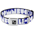 Dog Bone Buckle Collar - BUCKLE-DOWN Shapes Blue/White