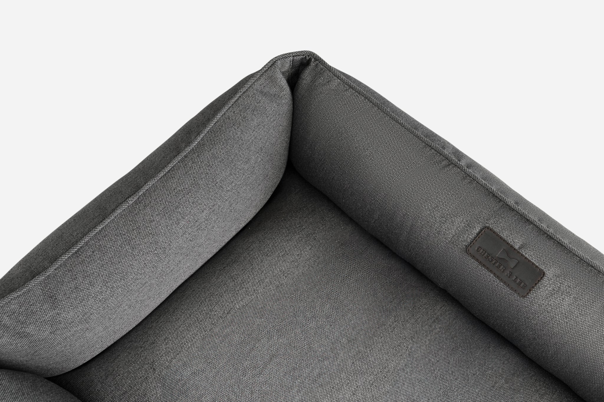 Chester & Lee | Cotton Sleeper Pet Bed in Gray