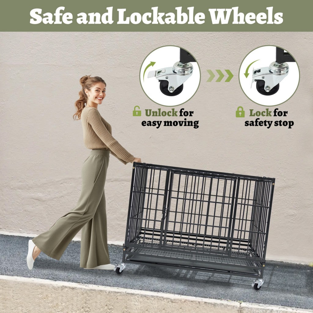 37" Stackable Heavy Duty Kennel