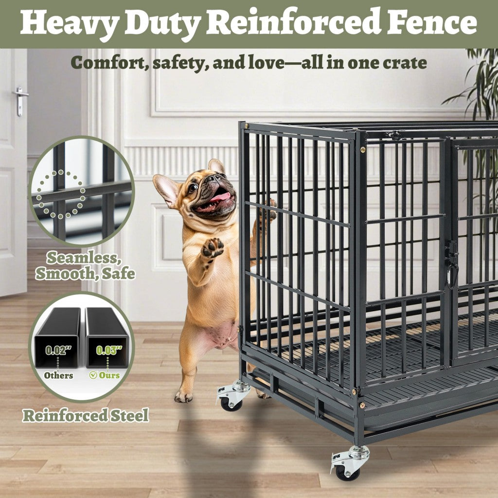 37" Stackable Heavy Duty Kennel