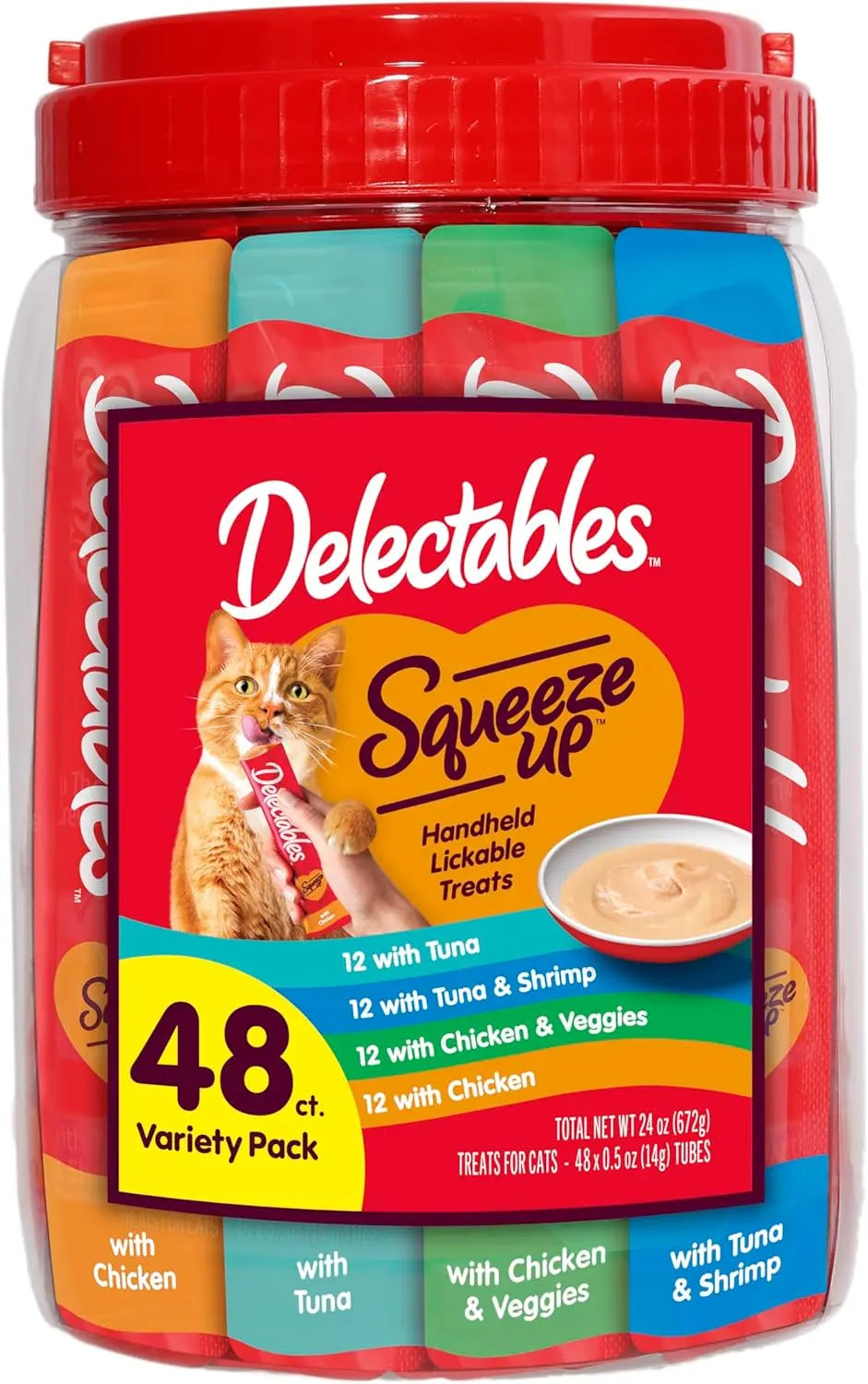 Delectables Squeeze Up Cat Treats