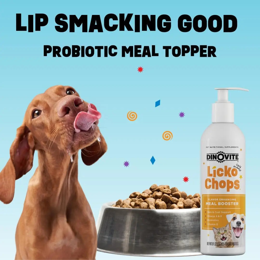 Dog & Cat Omega 3-6 Supplement | Probiotics & Vitamin E for Skin & Coat, 16oz Pump – Wags & Whiskers
