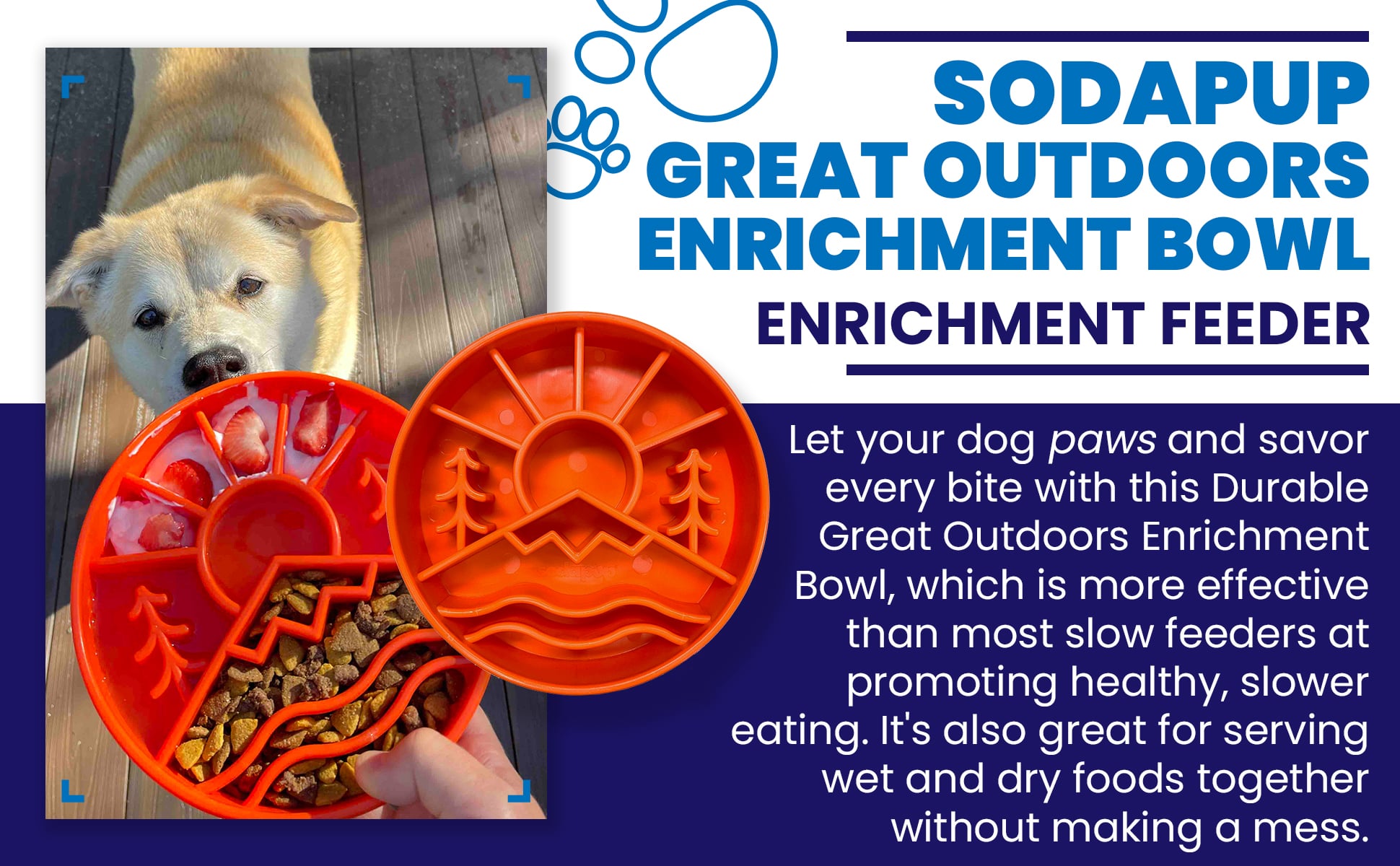 Great Outdoors eBowl - Slow Feeder Bowl | USA Made