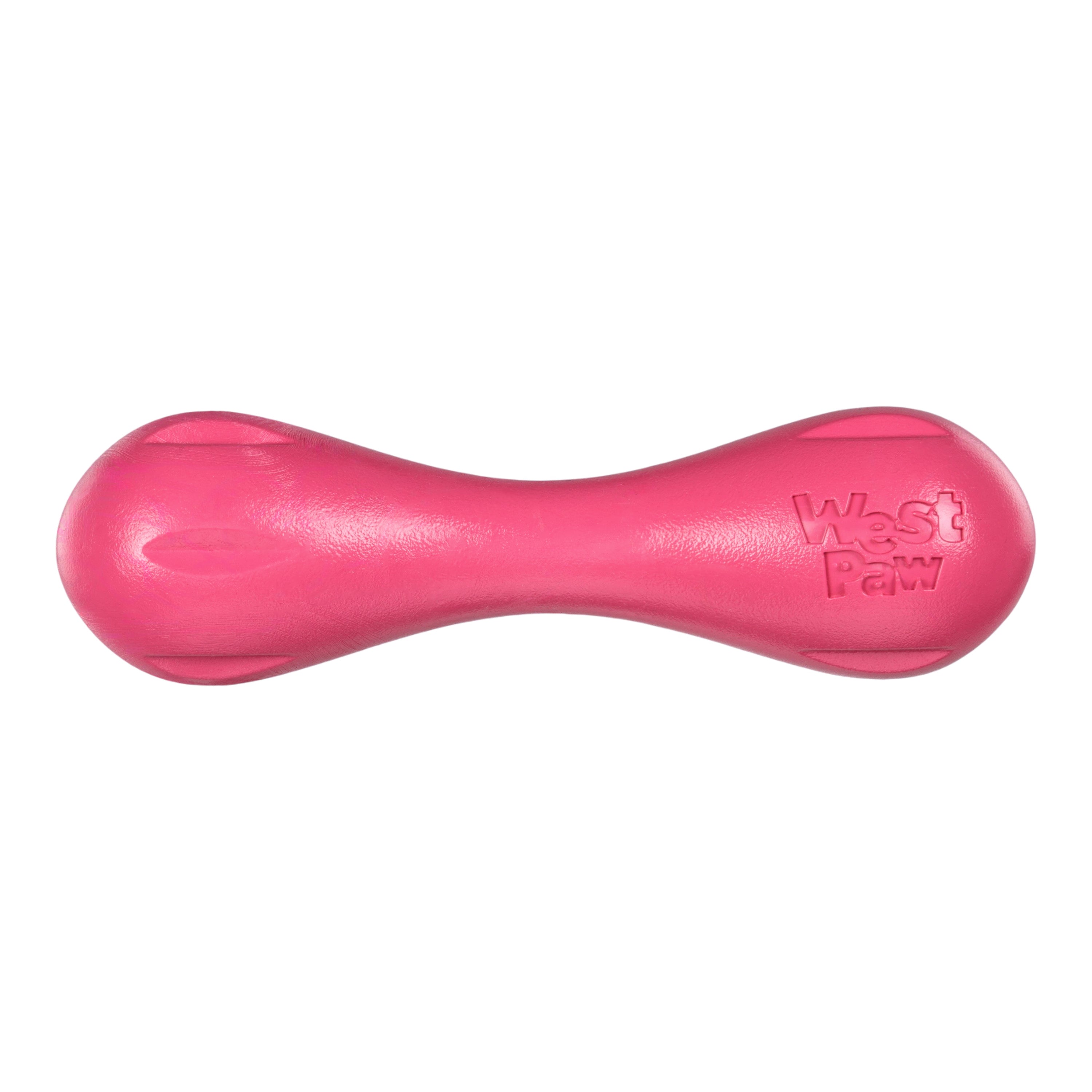 Hurley Dog Bone Chew Toy | Nearly Indestructible Fetch Bone – West Paw (Geranium)