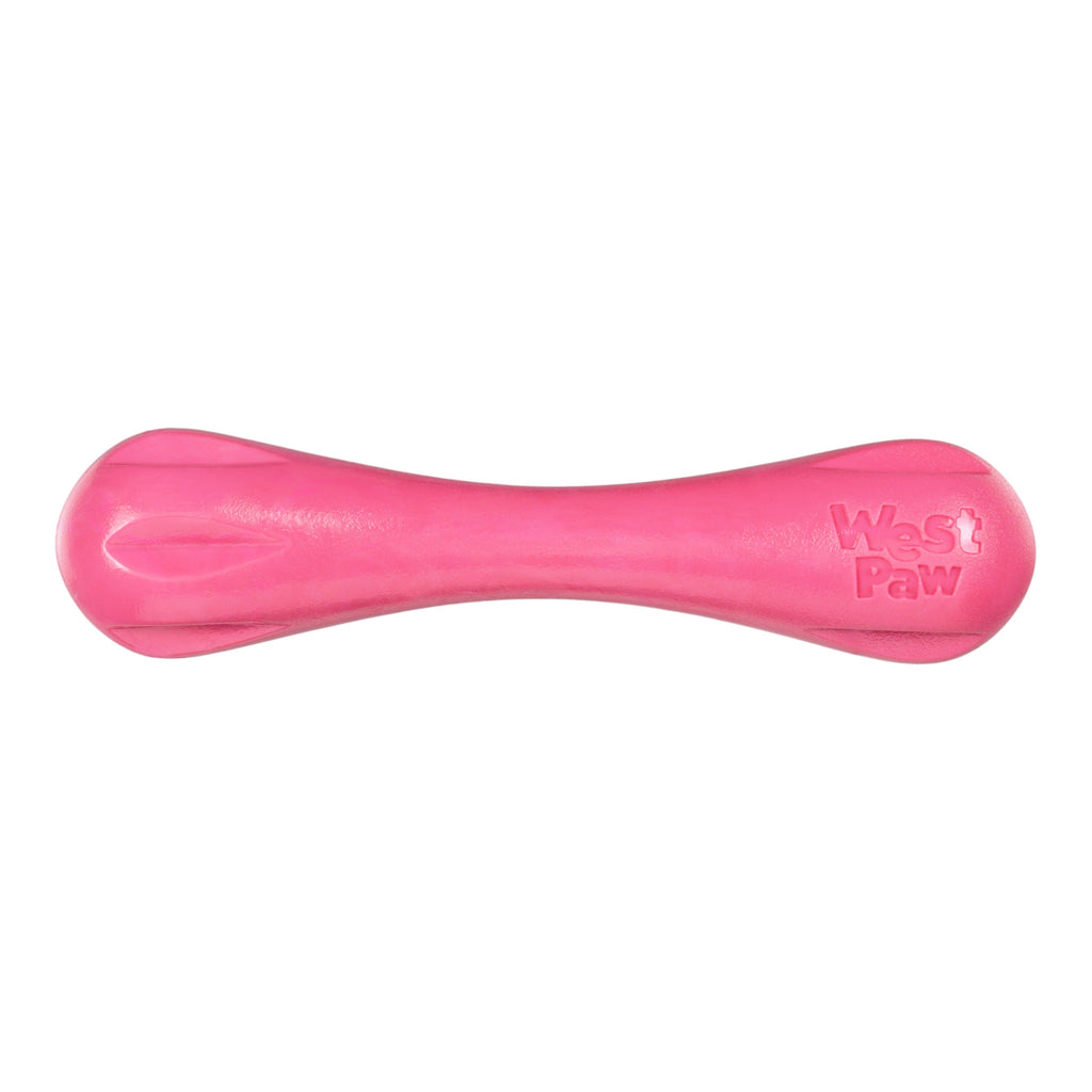 Hurley Dog Bone Chew Toy | Nearly Indestructible Fetch Bone – West Paw (Geranium)