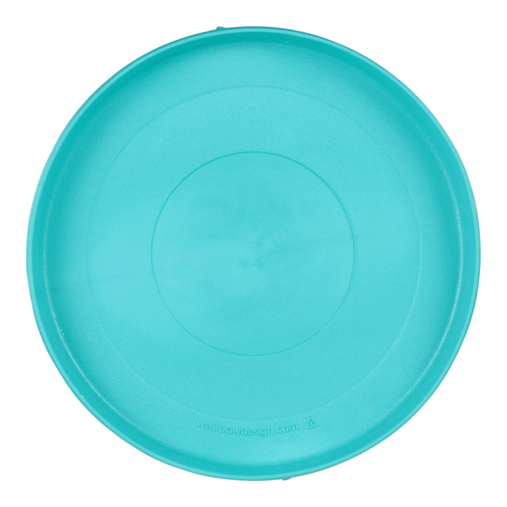 Zisc Flying Disc Dog Toy | Soft, Floatable Frisbee for Fetch – West Paw (Teal)