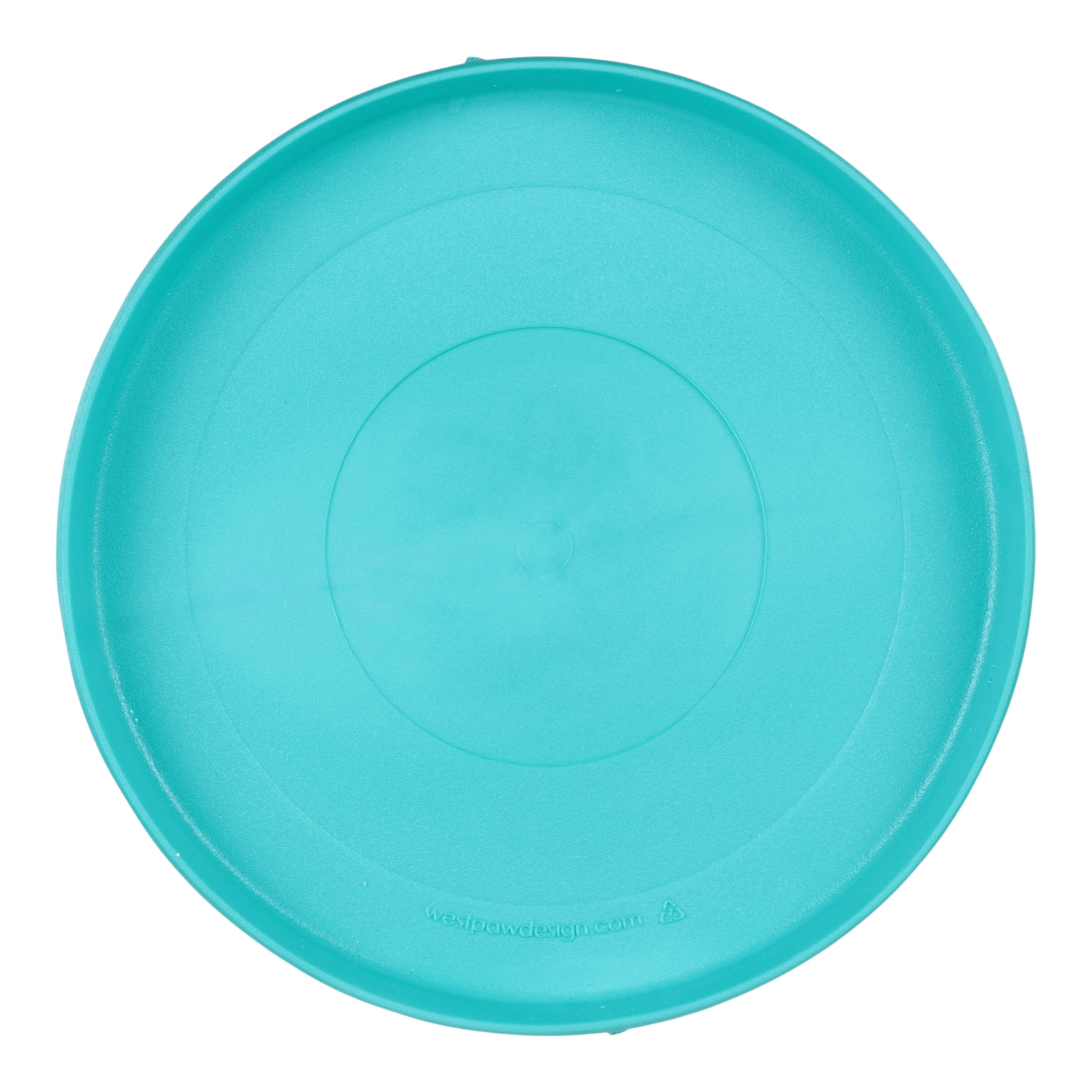 Zisc Flying Disc Dog Toy | Soft, Floatable Frisbee for Fetch – West Paw (Teal)
