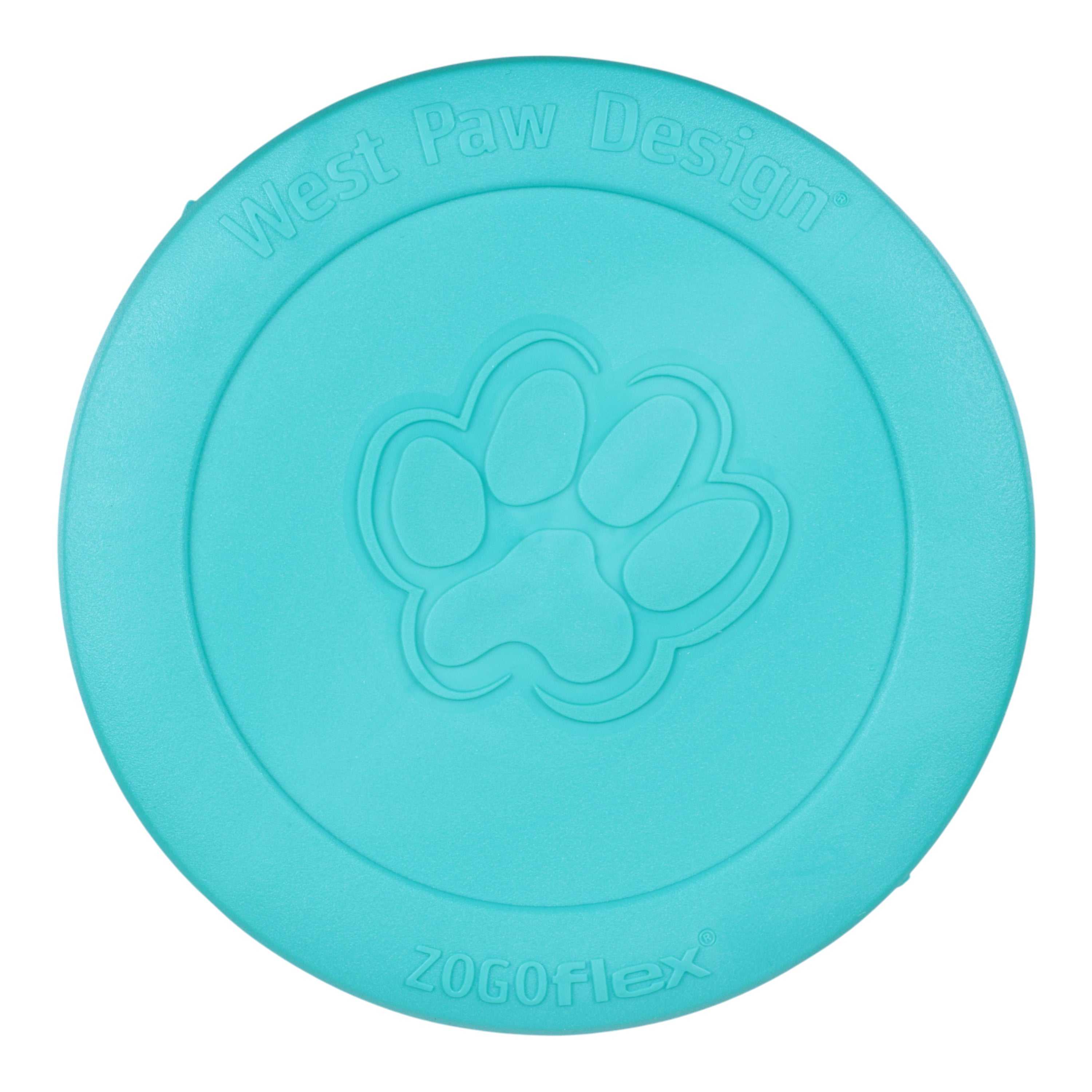 Zisc Flying Disc Dog Toy | Soft, Floatable Frisbee for Fetch – West Paw (Teal)