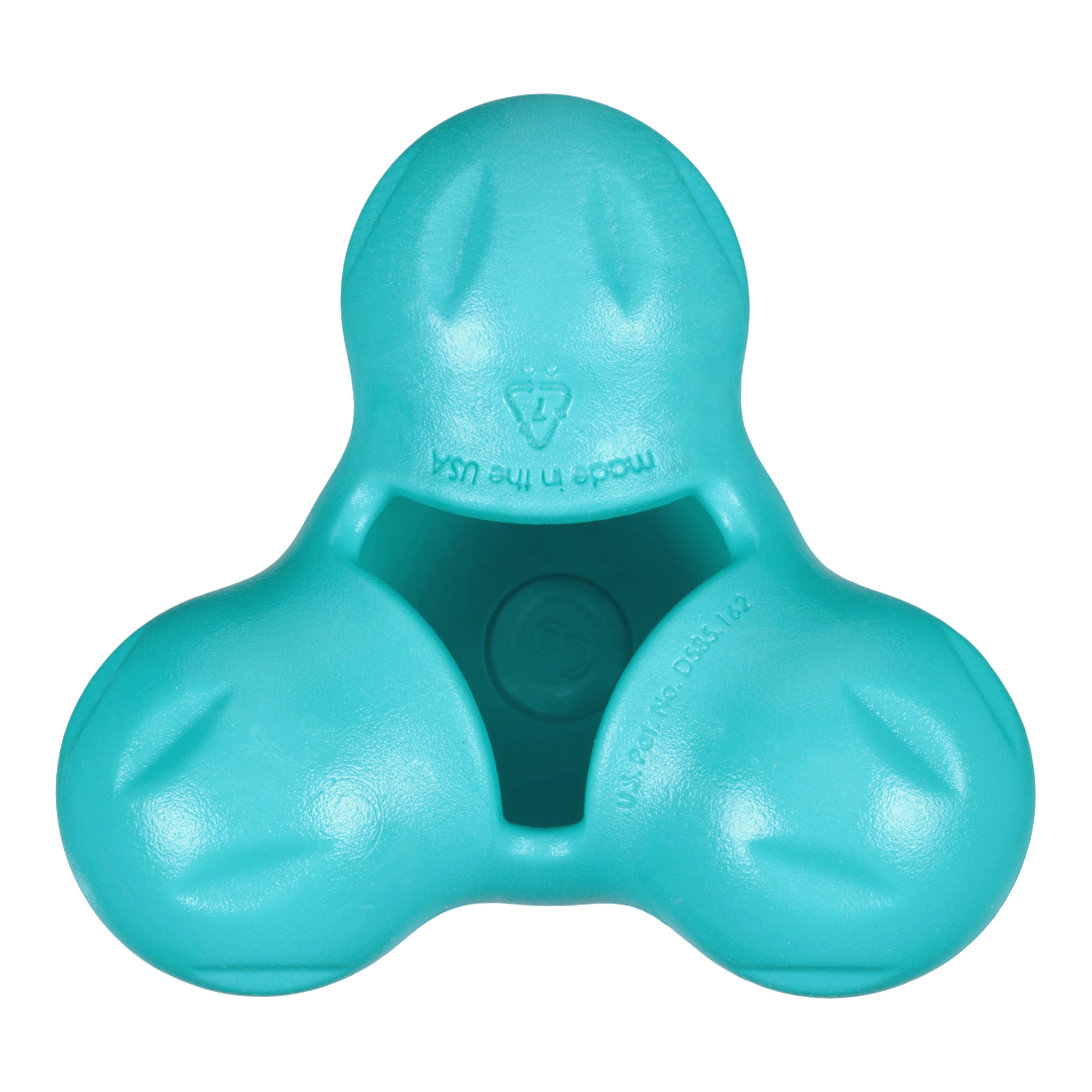 Tux Treat-Dispensing Dog Toy | Tough Chew with Hidden Treat Pocket – West Paw (Teal)