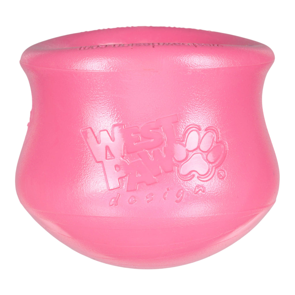 Toppl Treat & Puzzle Dog Toy | Fillable Enrichment Cup – West Paw (Geranium)