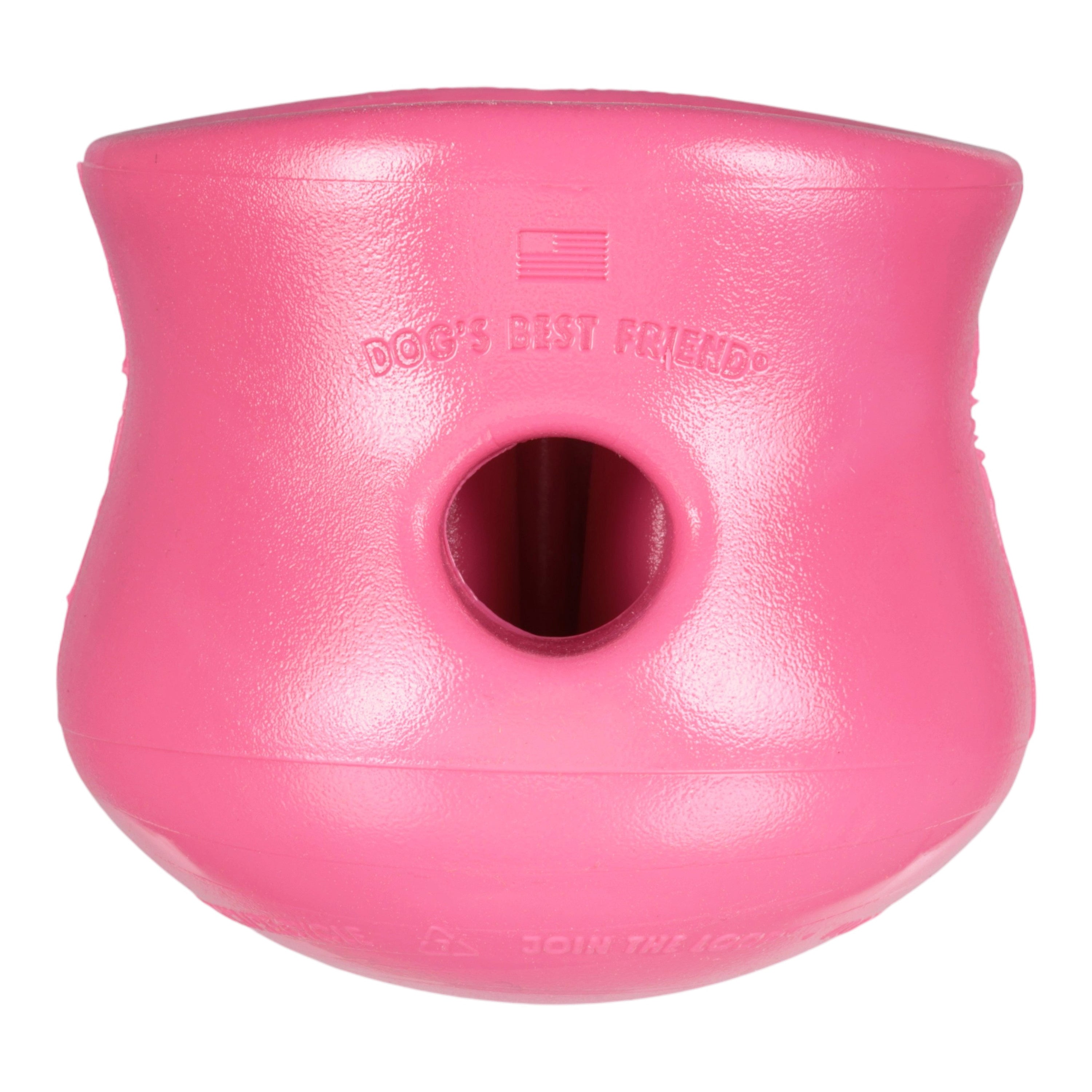 Toppl Treat & Puzzle Dog Toy | Fillable Enrichment Cup – West Paw (Geranium)