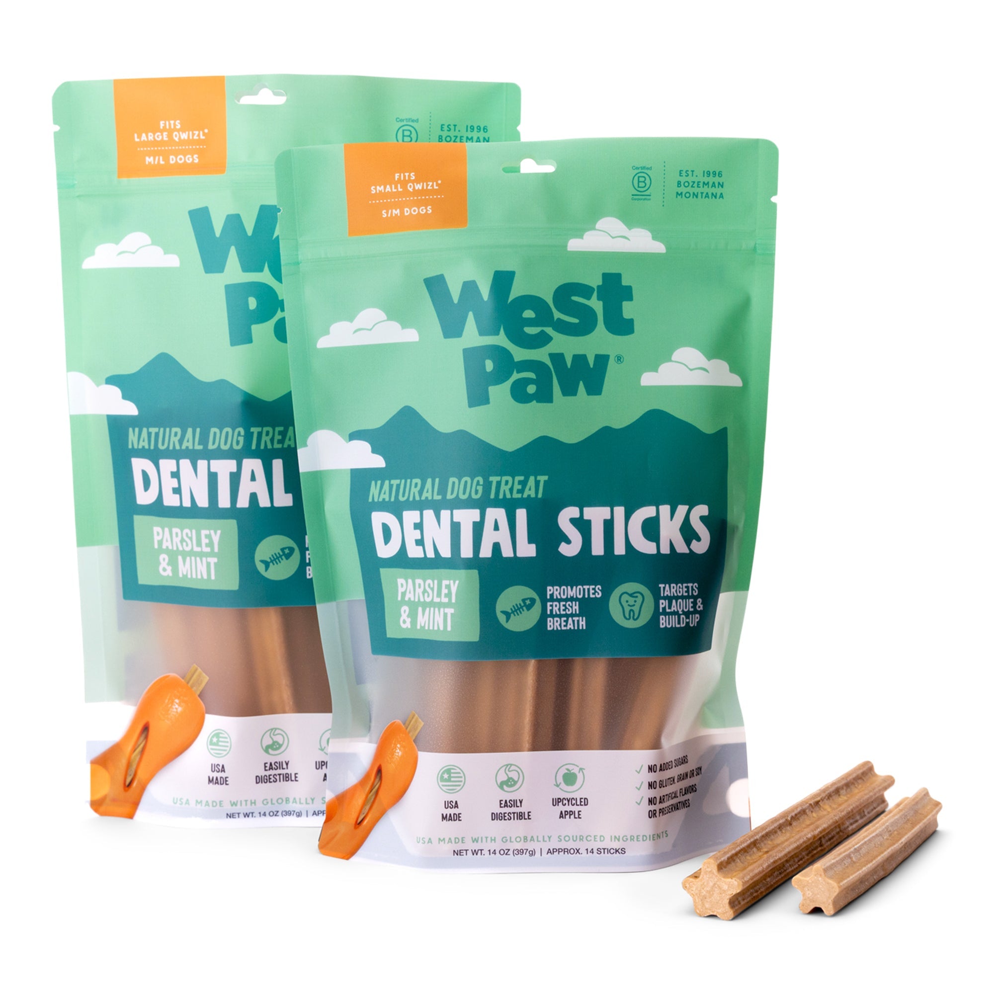 Dog Natural Dental Sticks Small
