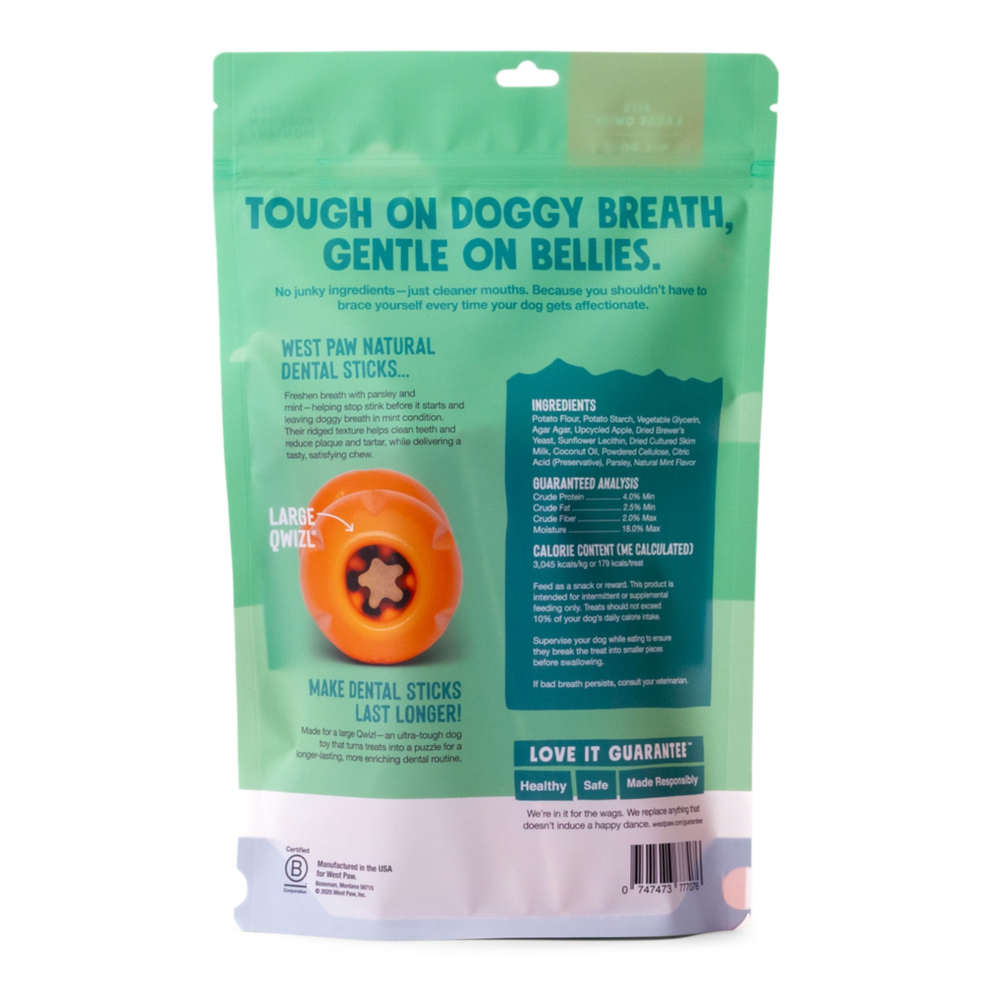 Dog Natural Dental Sticks Large