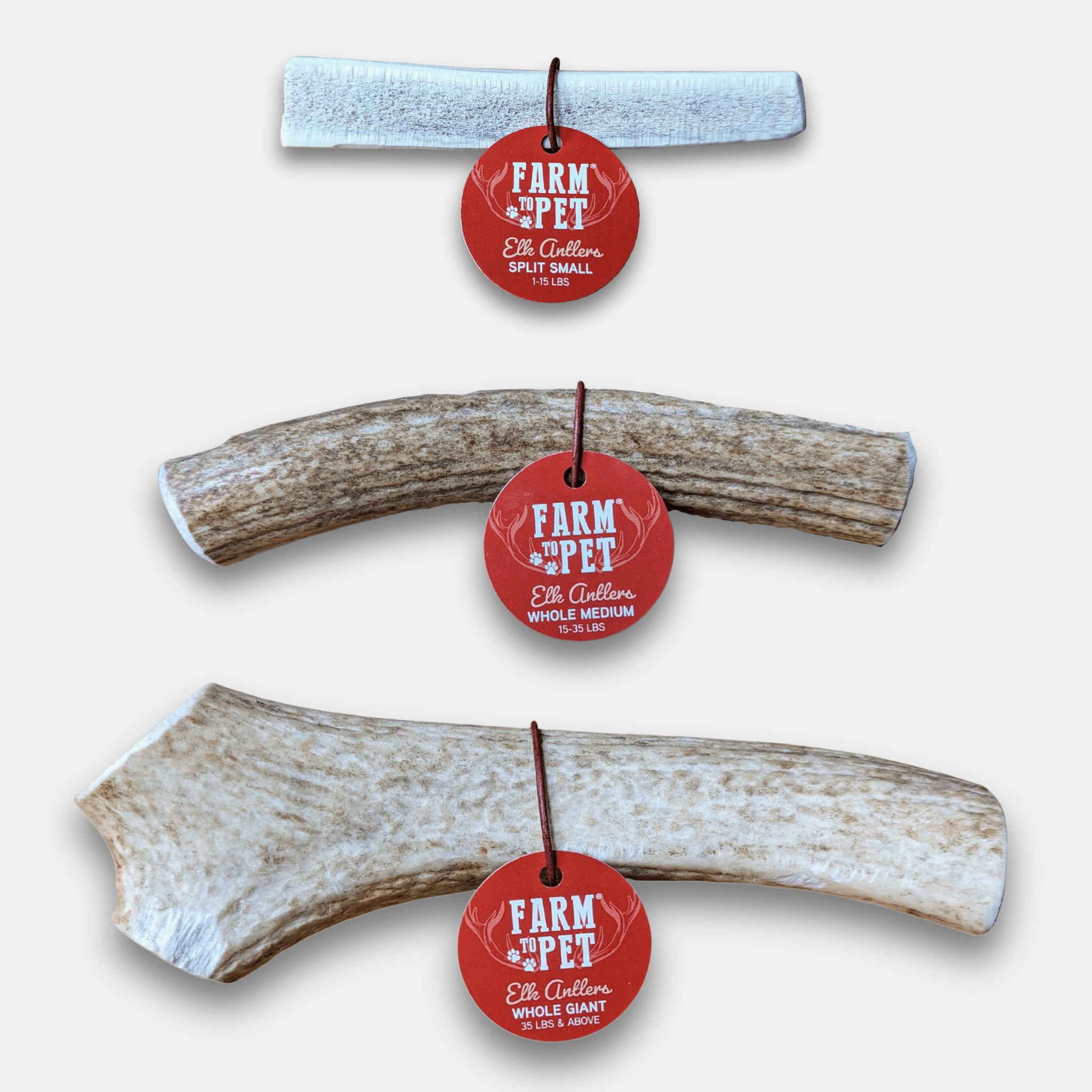 Elk Antler Dog Chews | All-Natural Whole and Split Elk Antler Chews | American sourced