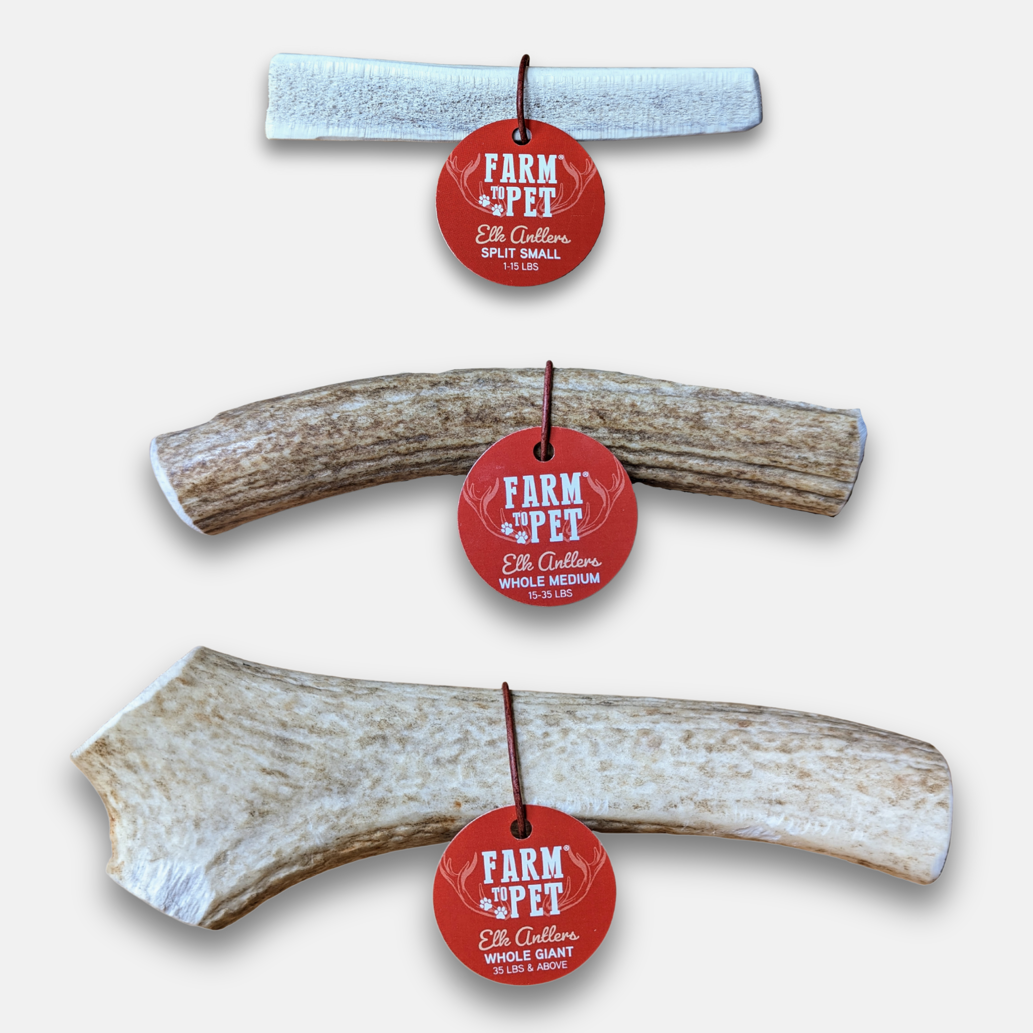 Elk Antler Dog Chews | All-Natural Whole and Split Elk Antler Chews | American sourced