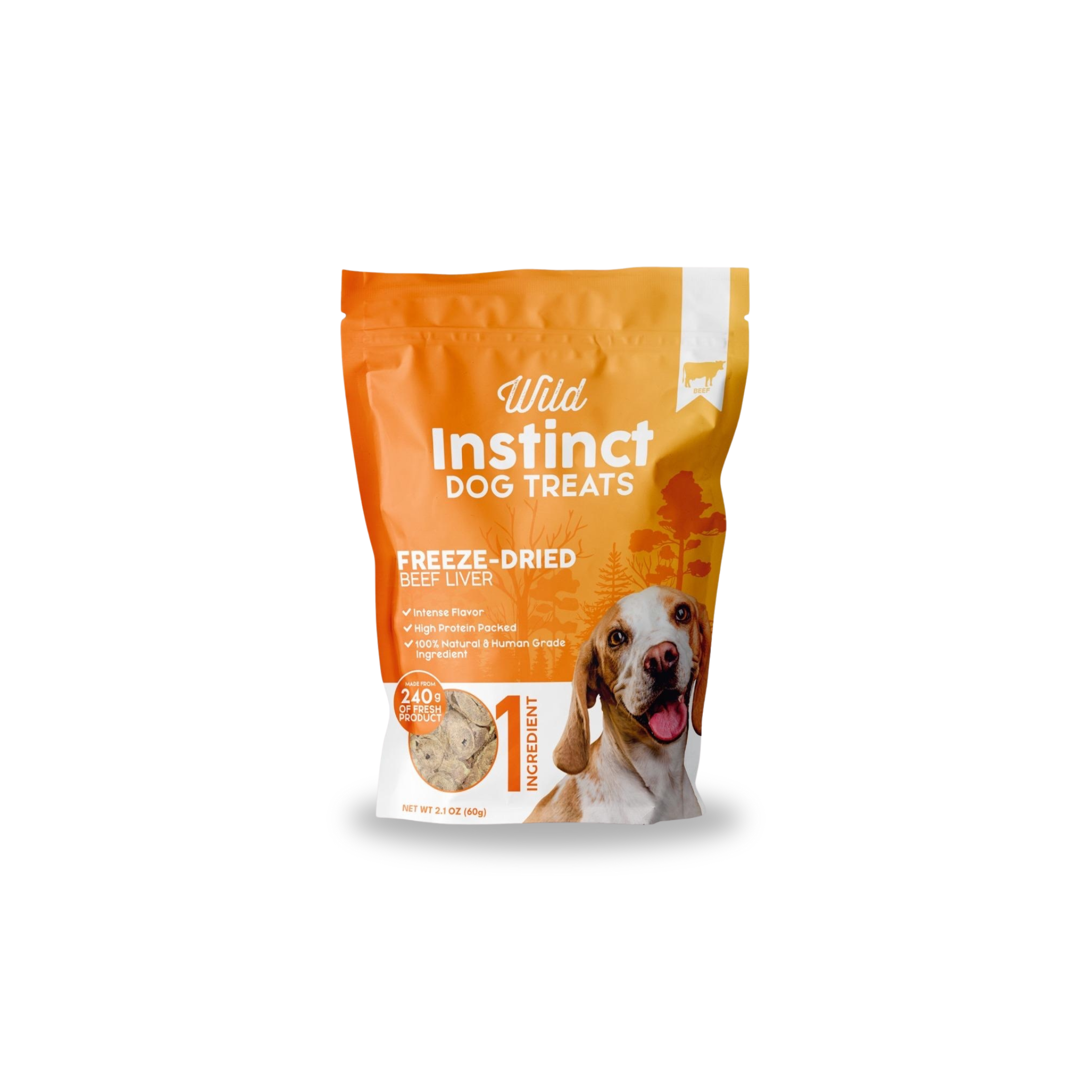 Freeze-Dried Beef Liver Dog Treats | Single-Ingredient, High-Protein Snack – Wild Instinct