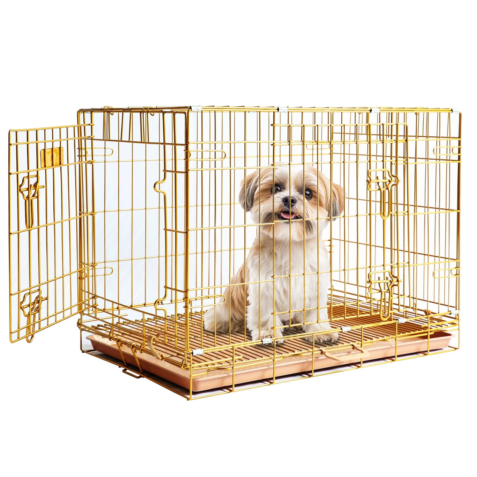 24-42" Collapsible Copper Gold crate