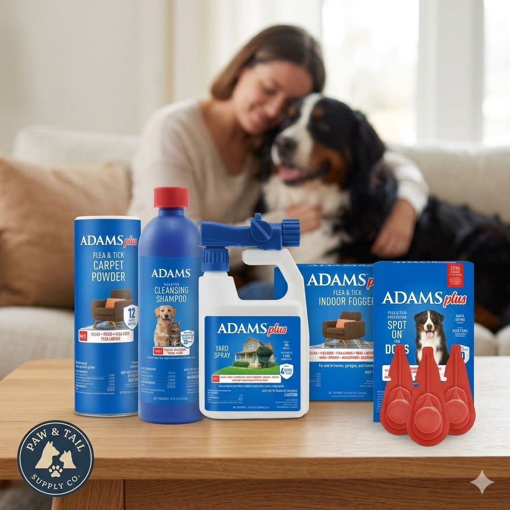 Adams Complete Indoor & Outdoor Flea Treatment System for XLarge Dogs 61–150 lbs