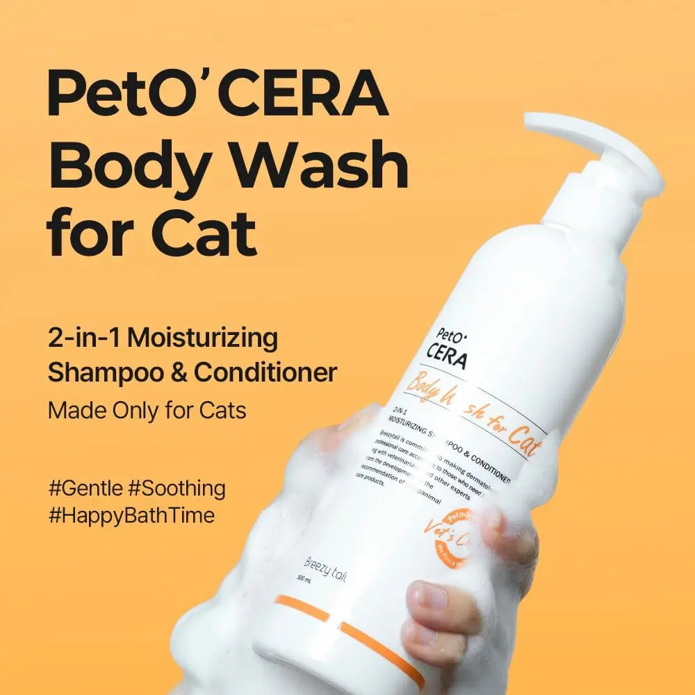 Hypoallergenic Cat Shampoo & Conditioner Set | Itch Relief & Moisturizing, 10oz – Wags & Whiskers