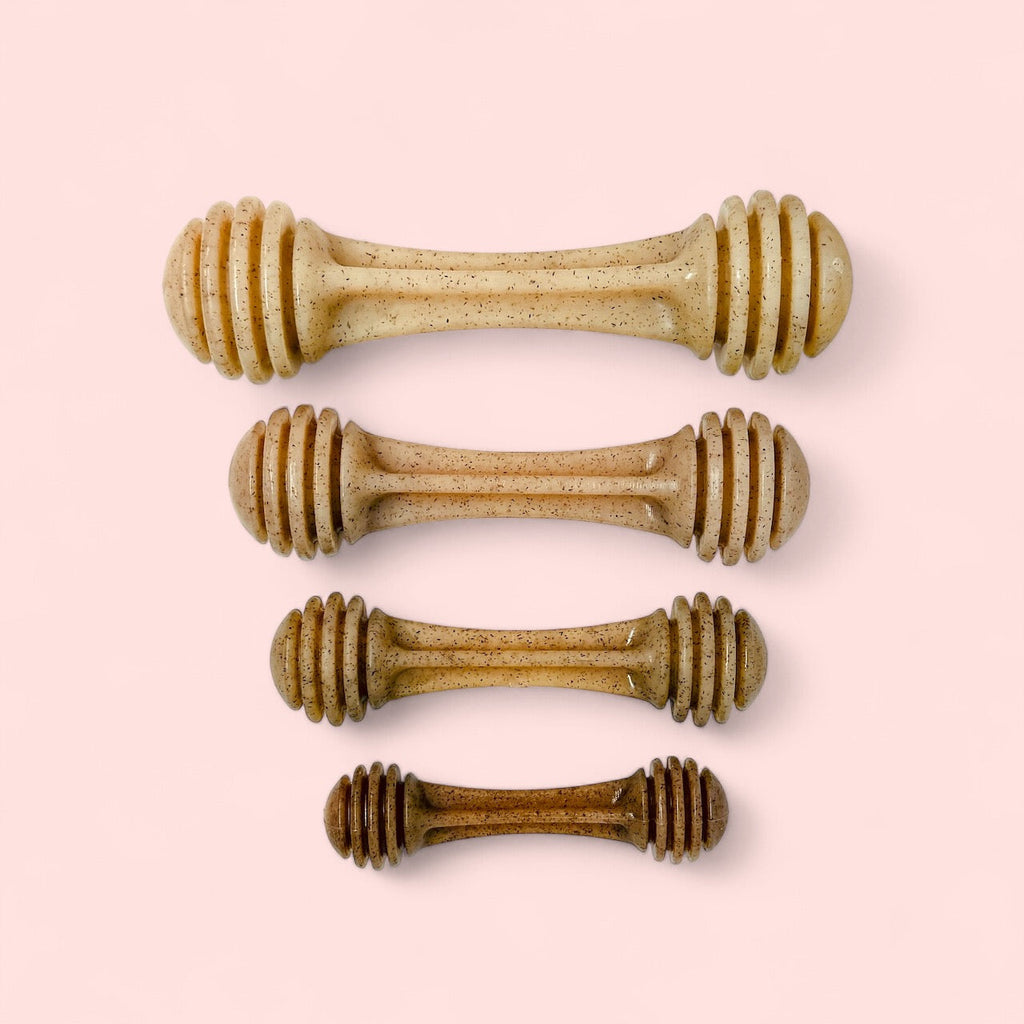 Honey Bone Nylon Dog Toy for Aggressive Chewers | American made