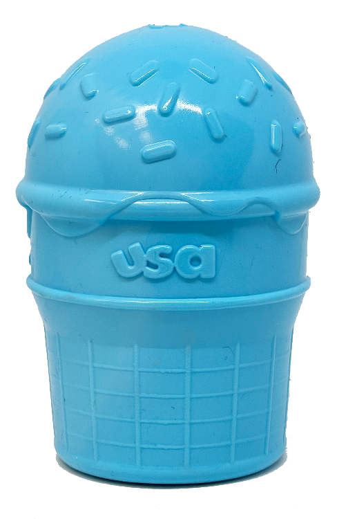 Ice Cream Cone Rubber Chew for Power Chewers | American made