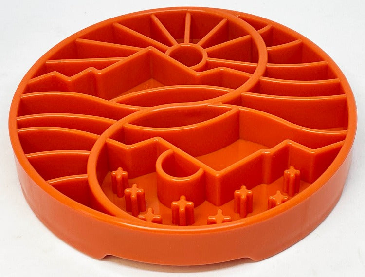 Sun and Moon eTray Slow Feeder Bowl | USA Made