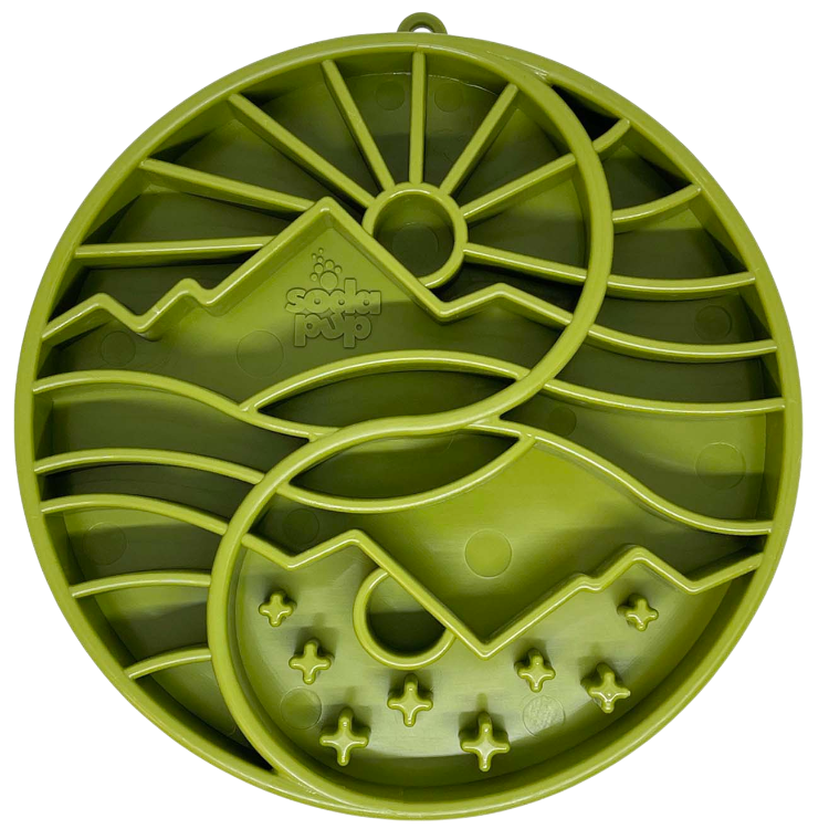 Sun and Moon eTray Slow Feeder Bowl | USA Made