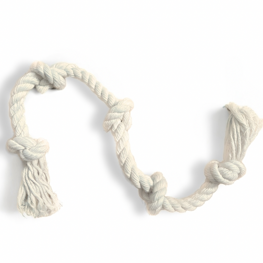 Boba & Vespa 100% Organic Cotton Rope Dog Toy