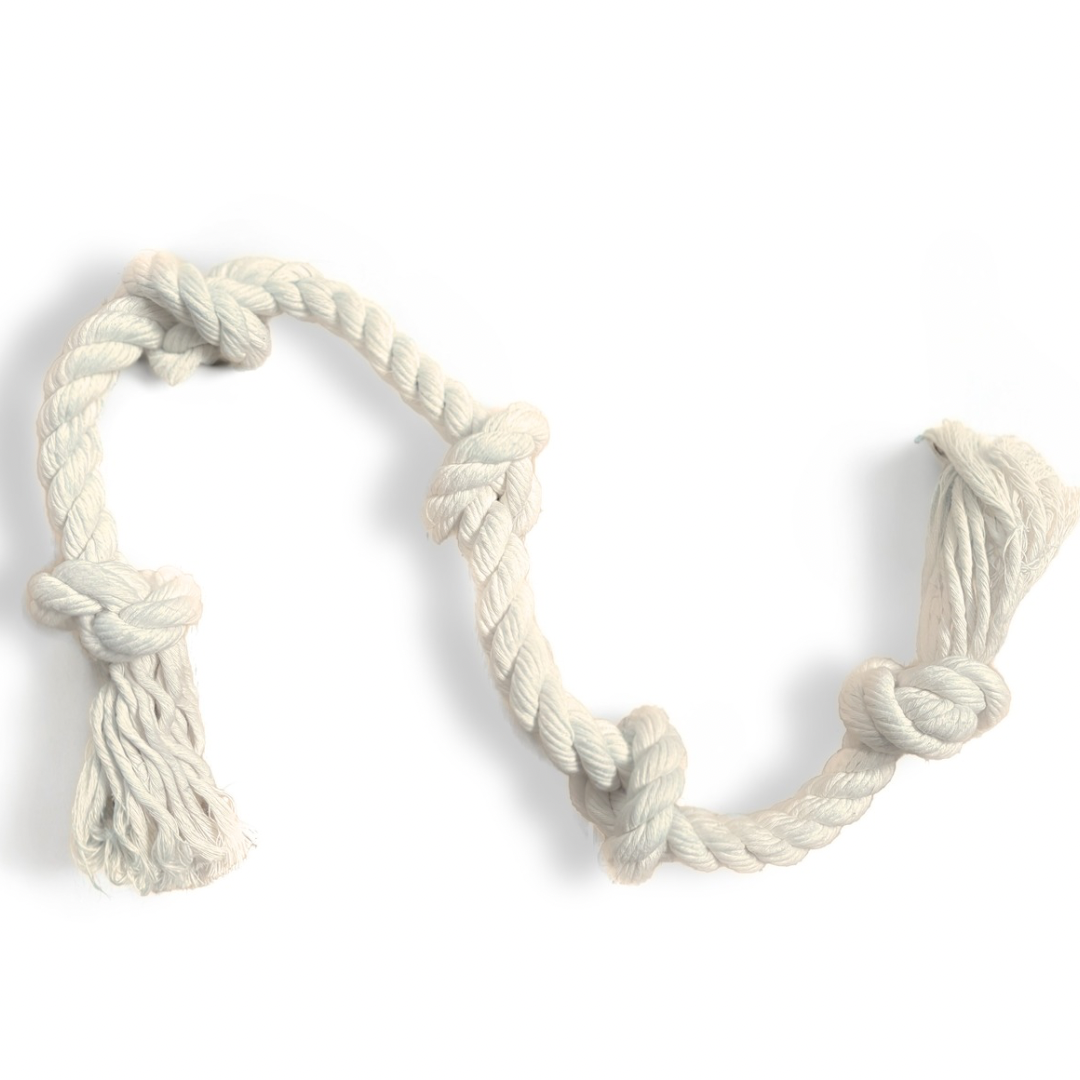 Boba & Vespa 100% Organic Cotton Rope Dog Toy
