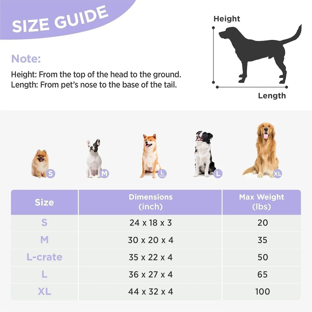 Orthopedic Dog Bed for Large Dogs | Waterproof Plush Mat with Washable Cover – Wags & Whiskers