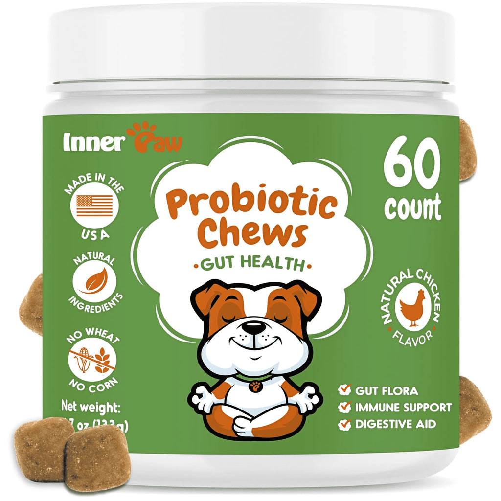 Probiotics for Dogs – Allergy, Gut Health & Digestive Support Chews