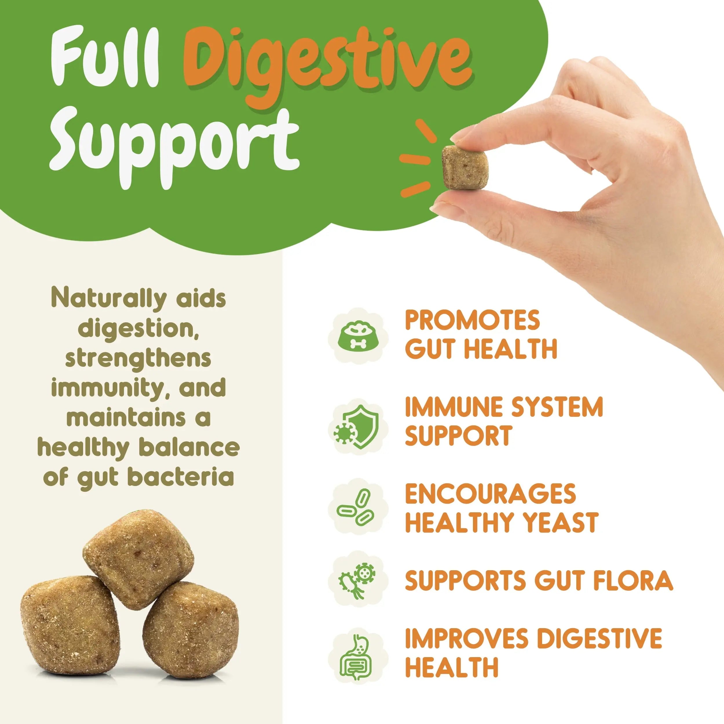 Probiotics for Dogs – Allergy, Gut Health & Digestive Support Chews