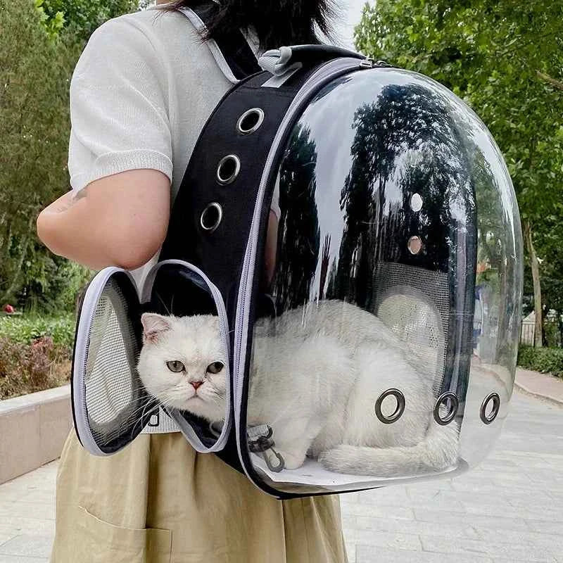 Ventilated Space Capsule Pet Backpack