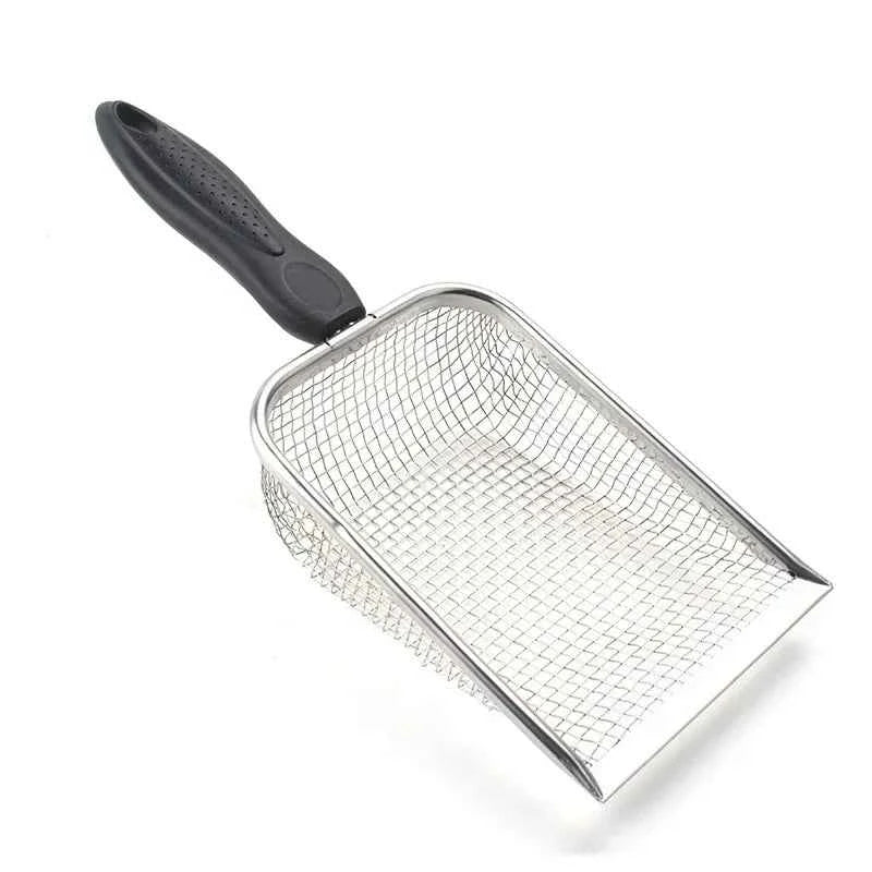 Long Handle Stainless Steel Litter Scoop