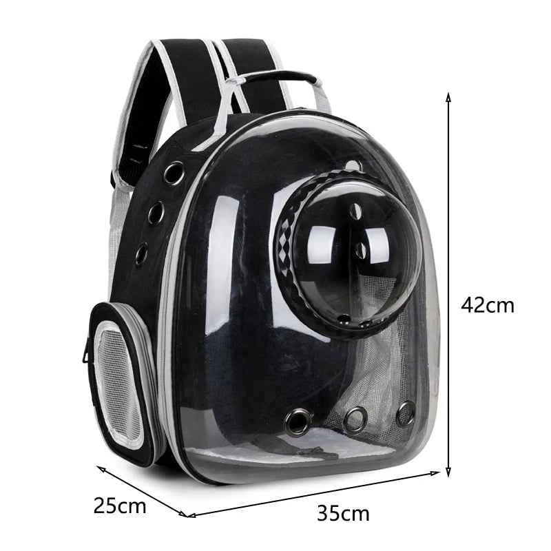 Ventilated Space Capsule Pet Backpack