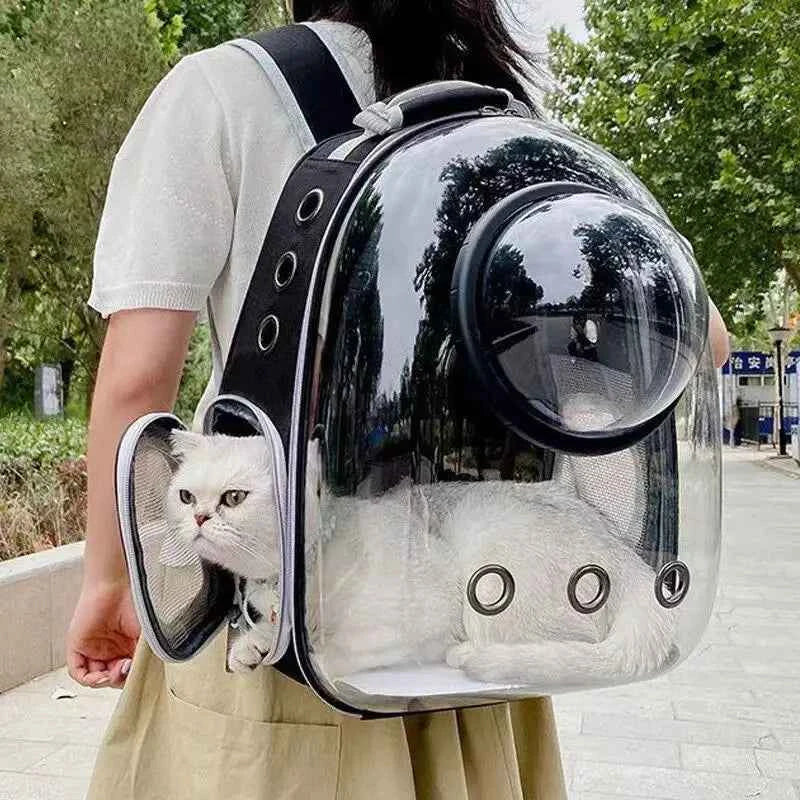 Ventilated Space Capsule Pet Backpack