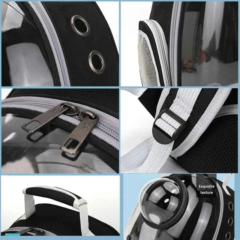 Ventilated Space Capsule Pet Backpack