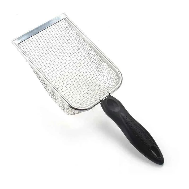 Long Handle Stainless Steel Litter Scoop
