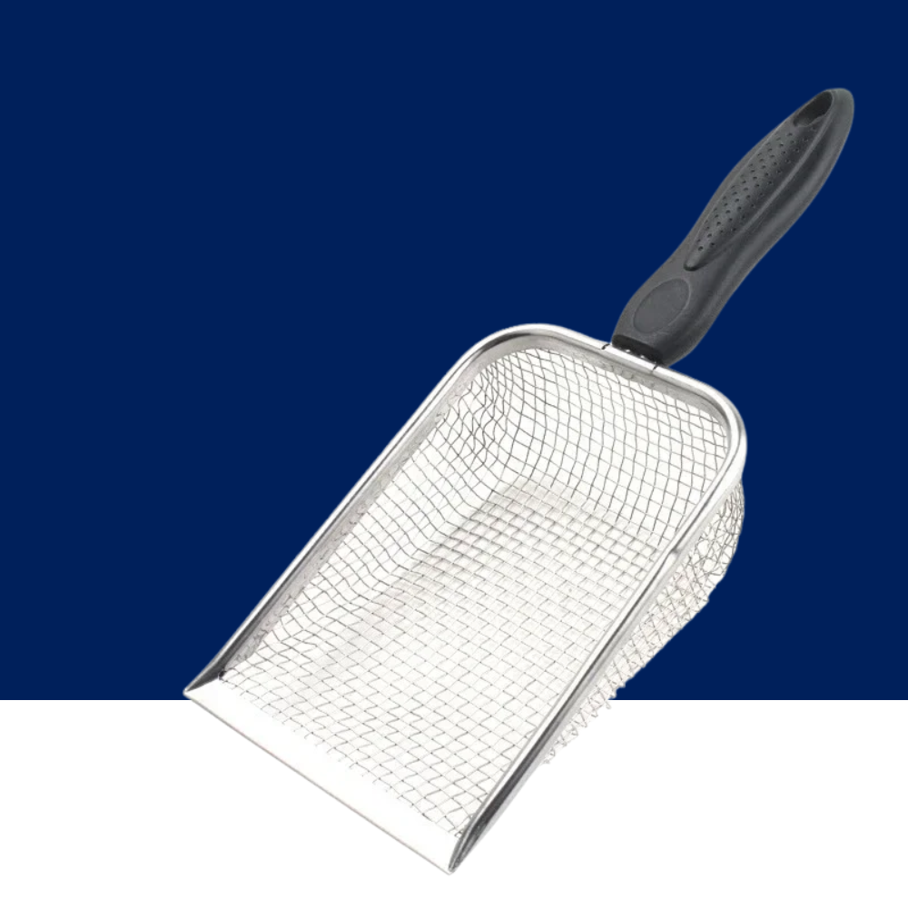 Long Handle Stainless Steel Litter Scoop