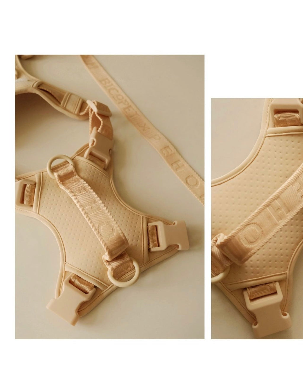 No pull active pet harness - APRICOT