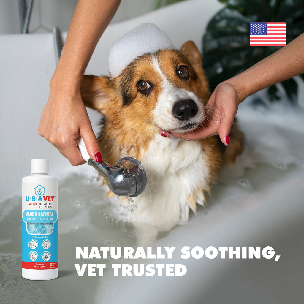 UBAVET Aloe & Oatmeal Conditioner | Soothing Formula for Sensitive Skin, 16.9oz