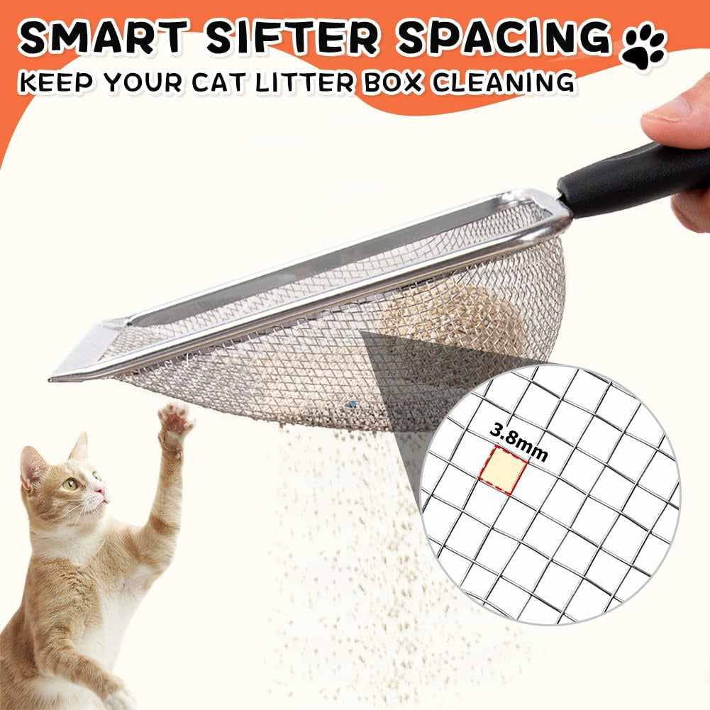 Cat Litter Scoop Stainless Steel Mesh