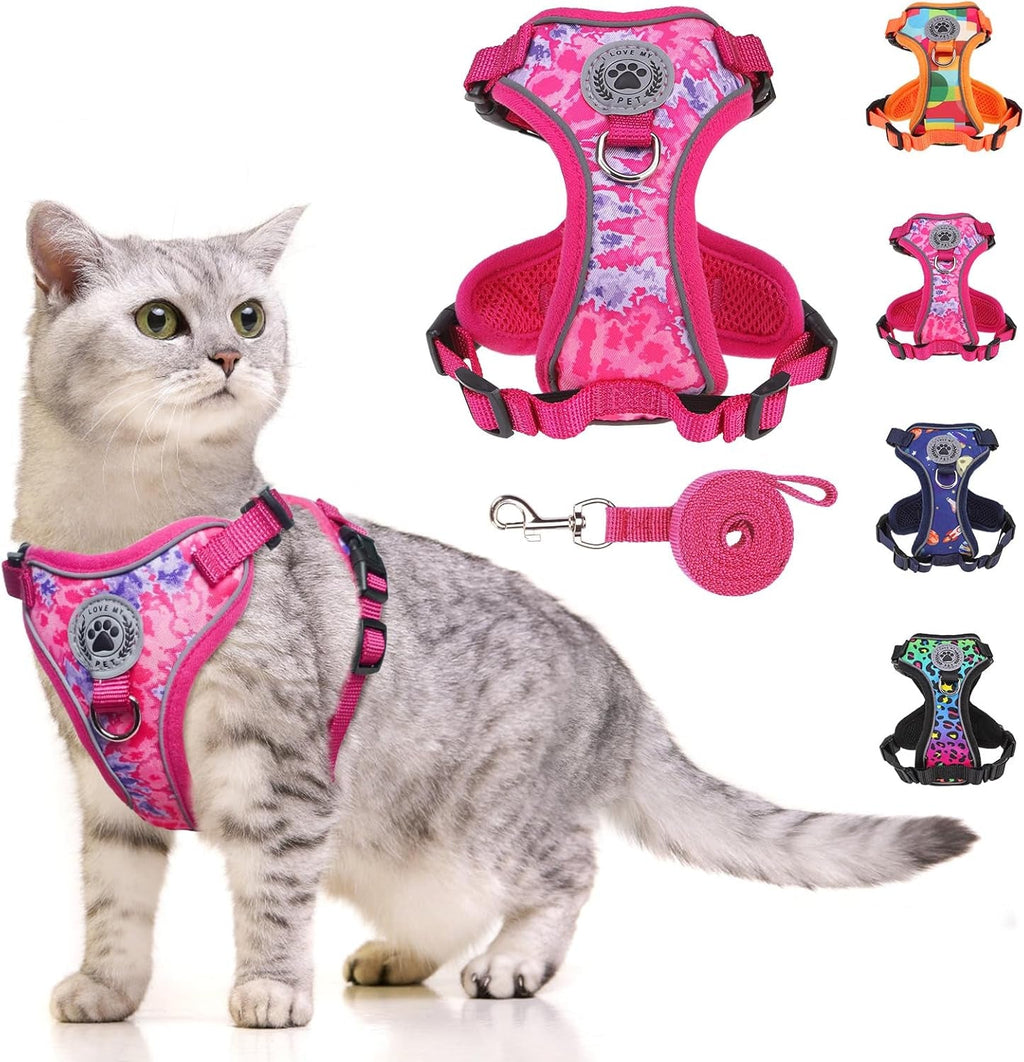 Escape Proof Cat Harness and Leash Reflective Vest