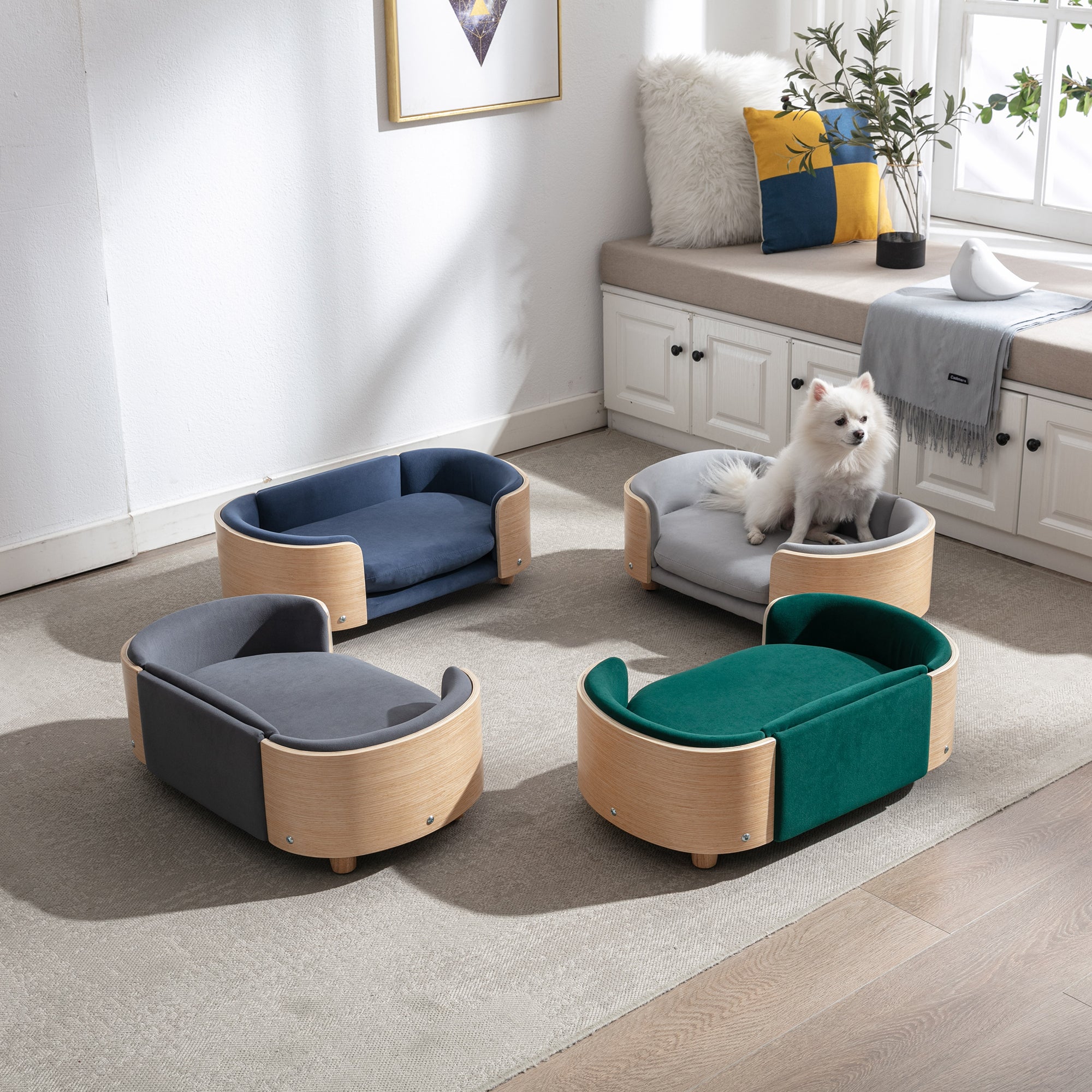Scandinavian style Elevated Bed, Small Size