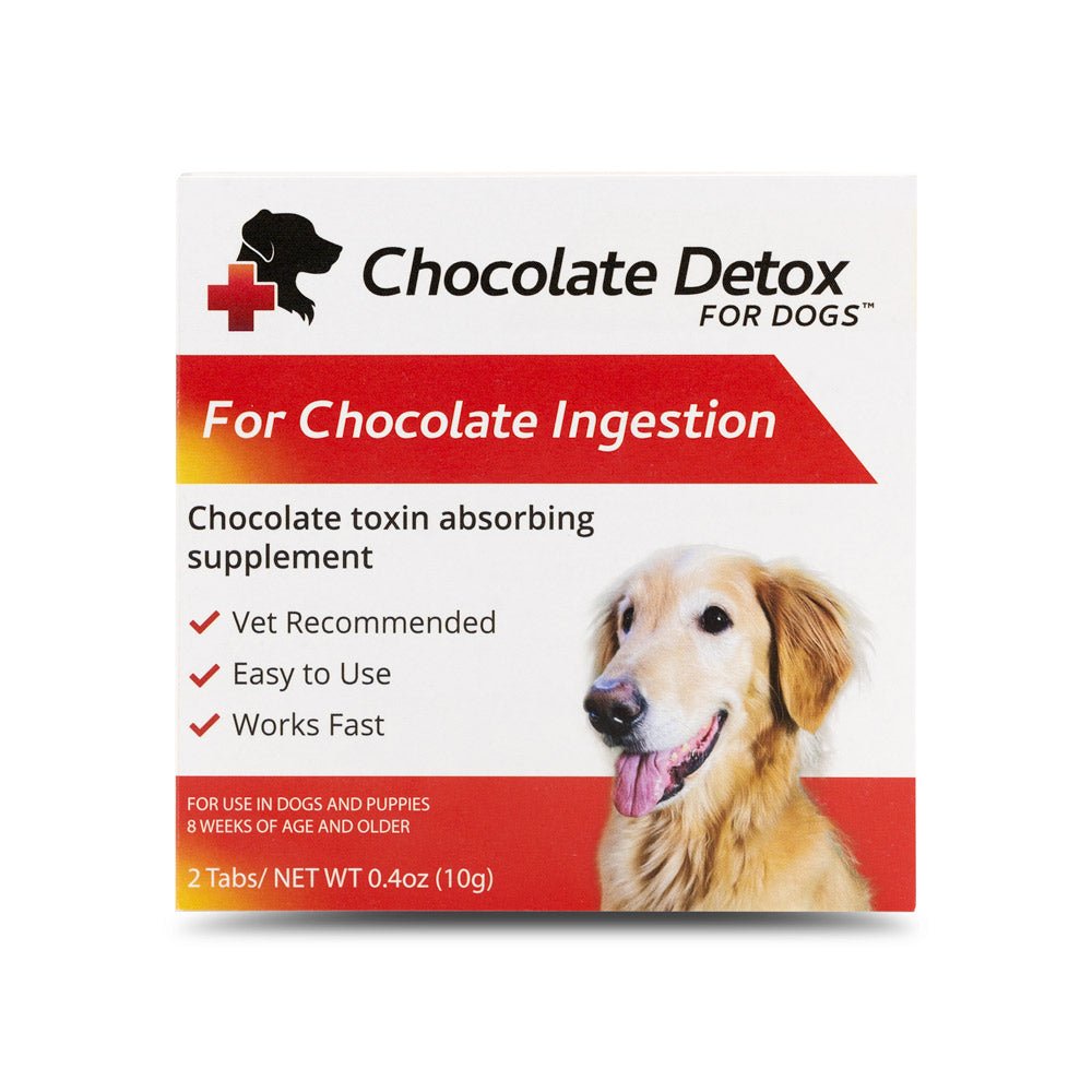 Chocolate toxin absorbing supplement & Detox for Dogs, 2 Tablets