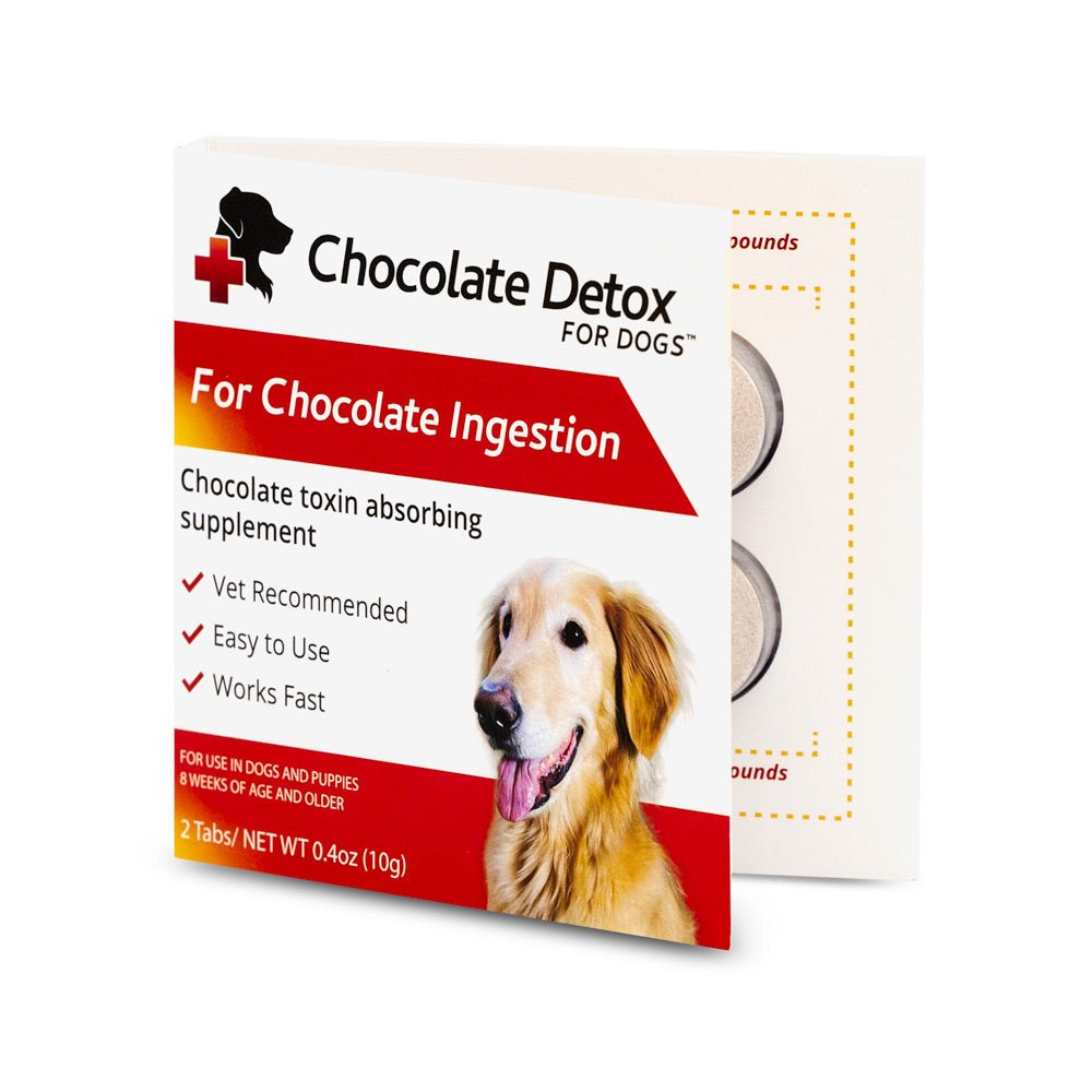 Chocolate toxin absorbing supplement & Detox for Dogs, 2 Tablets