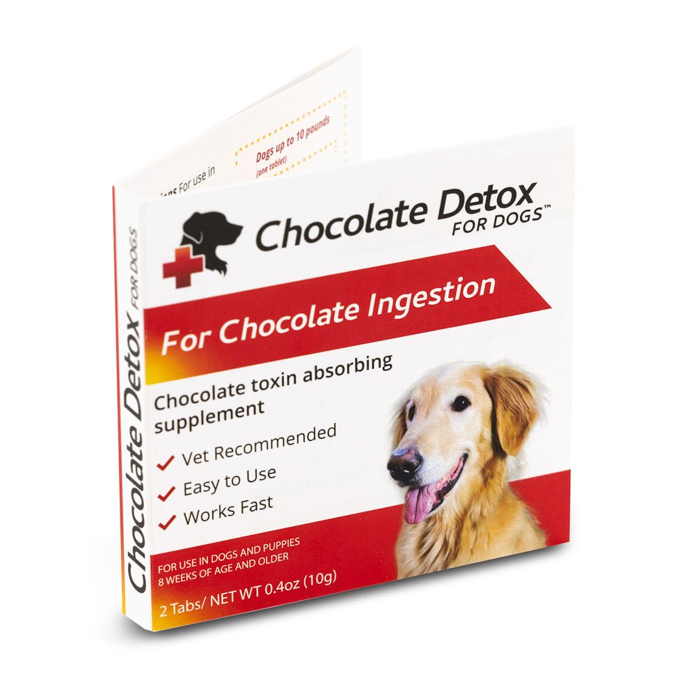 Chocolate toxin absorbing supplement & Detox for Dogs, 2 Tablets