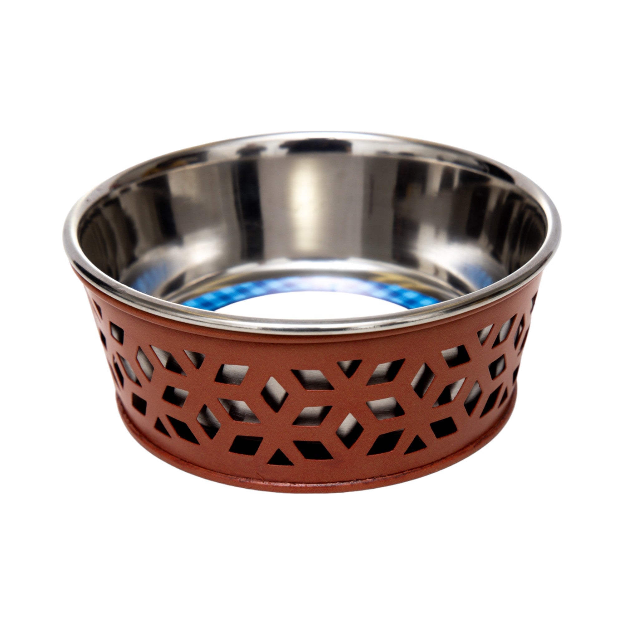 Country Living Farmhouse Stainless Steel Dog Bowls, Set of 2 | For Small to Medium Dogs