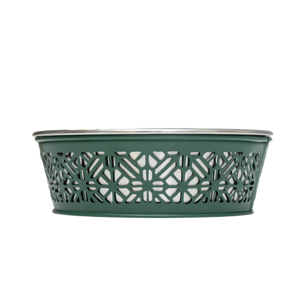 Country Living Farmhouse Stainless Steel Dog Bowls, Set of 2 | For Small to Medium Dogs